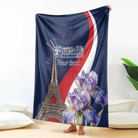 Personalized France Bastille Day Blanket Le 14 Juillet