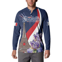 Personalized France Bastille Day Button Sweatshirt Le 14 Juillet