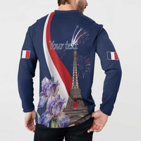 Personalized France Bastille Day Button Sweatshirt Le 14 Juillet