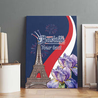 Personalized France Bastille Day Canvas Wall Art Le 14 Juillet