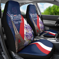 Personalized France Bastille Day Car Seat Cover Le 14 Juillet
