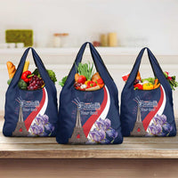 Personalized France Bastille Day Grocery Bag Le 14 Juillet