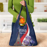 Personalized France Bastille Day Grocery Bag Le 14 Juillet