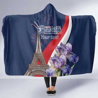 Personalized France Bastille Day Hooded Blanket Le 14 Juillet