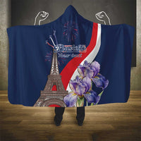 Personalized France Bastille Day Hooded Blanket Le 14 Juillet