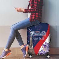 Personalized France Bastille Day Luggage Cover Le 14 Juillet