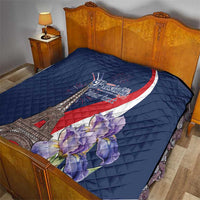 Personalized France Bastille Day Quilt Le 14 Juillet