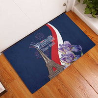 Personalized France Bastille Day Rubber Doormat Le 14 Juillet