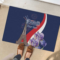 Personalized France Bastille Day Rubber Doormat Le 14 Juillet