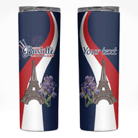 Personalized France Bastille Day Skinny Tumbler Le 14 Juillet