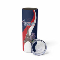 Personalized France Bastille Day Skinny Tumbler Le 14 Juillet
