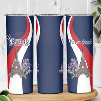 Personalized France Bastille Day Skinny Tumbler Le 14 Juillet