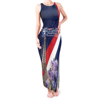 Personalized France Bastille Day Tank Maxi Dress Le 14 Juillet
