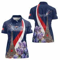 Personalized France Bastille Day Women Polo Shirt Le 14 Juillet