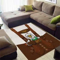 Lederhosen Costume Germany Area Rug Bald Eagles With Traditional German Pattern