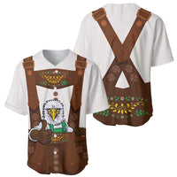 Lederhosen Costume Germany Baseball Jersey Bald Eagles With Traditional German Pattern