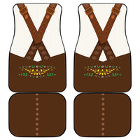 Lederhosen Costume Germany Car Mats Bald Eagles With Traditional German Pattern