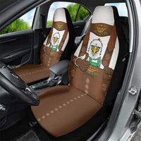 Lederhosen Costume Germany Car Seat Cover Bald Eagles With Traditional German Pattern
