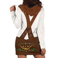 Lederhosen Costume Germany Hoodie Dress Bald Eagles With Traditional German Pattern