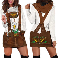 Lederhosen Costume Germany Hoodie Dress Bald Eagles With Traditional German Pattern