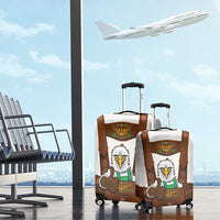 Lederhosen Costume Germany Luggage Cover Bald Eagles With Traditional German Pattern
