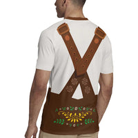 Lederhosen Costume Germany Rugby Jersey Bald Eagles With Traditional German Pattern