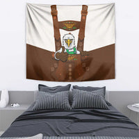 Lederhosen Costume Germany Tapestry Bald Eagles With Traditional German Pattern