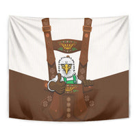 Lederhosen Costume Germany Tapestry Bald Eagles With Traditional German Pattern