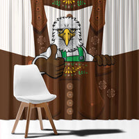 Lederhosen Costume Germany Window Curtain Bald Eagles With Traditional German Pattern