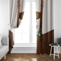 Lederhosen Costume Germany Window Curtain Bald Eagles With Traditional German Pattern