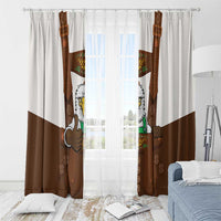 Lederhosen Costume Germany Window Curtain Bald Eagles With Traditional German Pattern