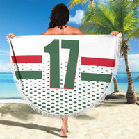 Custom Hungary Ice Hockey Beach Blanket White Style Come on Magyars