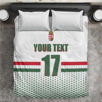 Custom Hungary Ice Hockey Bedding Set White Style Come on Magyars