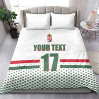 Custom Hungary Ice Hockey Bedding Set White Style Come on Magyars