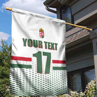 Custom Hungary Ice Hockey Garden Flag White Style Come on Magyars