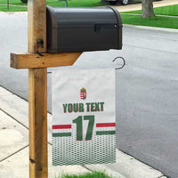 Custom Hungary Ice Hockey Garden Flag White Style Come on Magyars