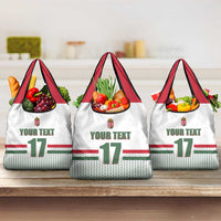 Custom Hungary Ice Hockey Grocery Bag White Style Come on Magyars