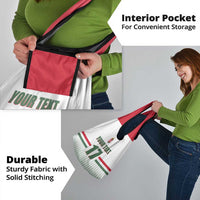 Custom Hungary Ice Hockey Grocery Bag White Style Come on Magyars