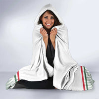Custom Hungary Ice Hockey Hooded Blanket White Style Come on Magyars
