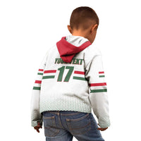 Custom Hungary Ice Hockey Kid Hoodie White Style Come on Magyars