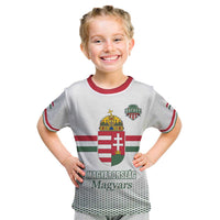Custom Hungary Ice Hockey Kid T Shirt White Style Come on Magyars