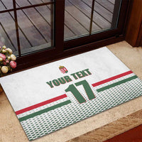 Custom Hungary Ice Hockey Rubber Doormat White Style Come on Magyars