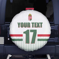 Custom Hungary Ice Hockey Spare Tire Cover White Style Come on Magyars