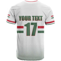Custom Hungary Ice Hockey T Shirt White Style Come on Magyars