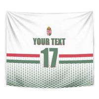 Custom Hungary Ice Hockey Tapestry White Style Come on Magyars