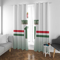 Custom Hungary Ice Hockey Window Curtain White Style Come on Magyars