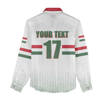 Custom Hungary Ice Hockey Women Casual Shirt White Style Come on Magyars