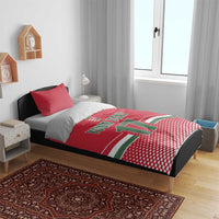 Custom Hungary Ice Hockey Bedding Set Red Style Come on Magyars