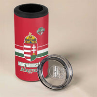 Custom Hungary Ice Hockey 4 in 1 Can Cooler Tumbler Red Style Come on Magyars