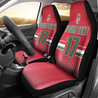 Custom Hungary Ice Hockey Car Seat Cover Red Style Come on Magyars
